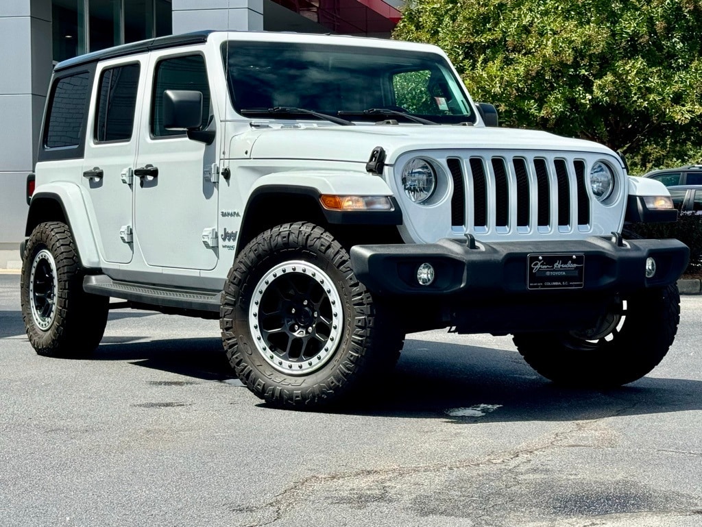 Used 2019 Jeep Wrangler Unlimited Sahara with VIN 1C4HJXEN6KW590217 for sale in Sumter, SC