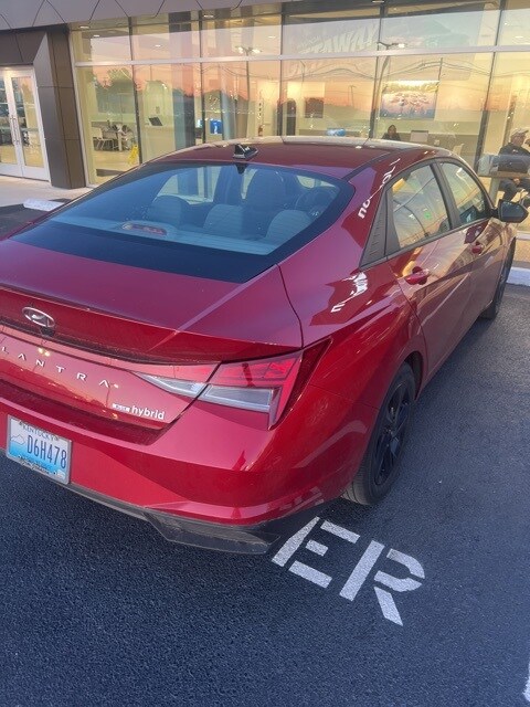 2023 Hyundai Elantra Hybrid Blue photo 3