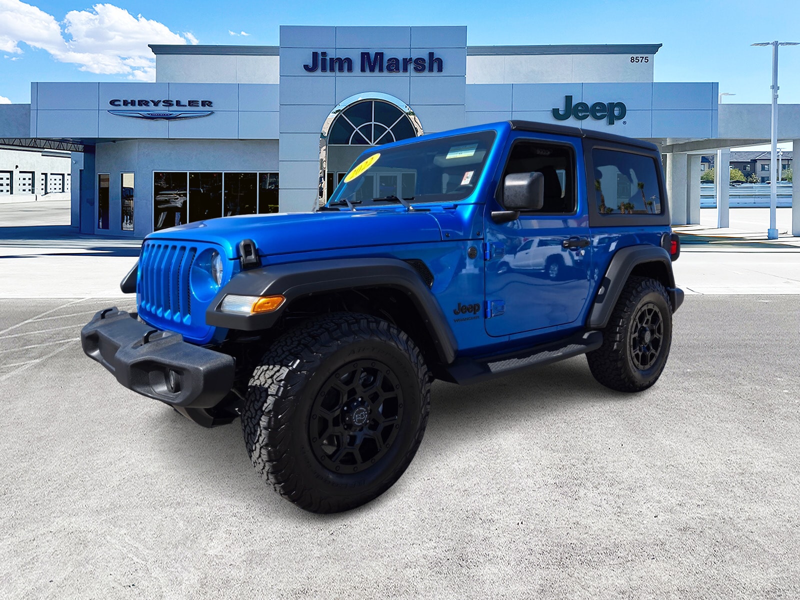 Used 2022 Jeep Wrangler Sport S with VIN 1C4GJXAN5NW163827 for sale in Las Vegas, NV