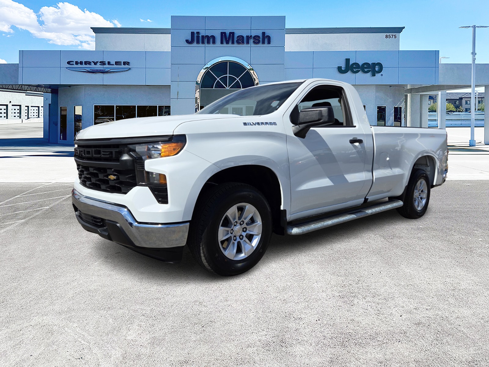 Used 2023 Chevrolet Silverado 1500 Work Truck with VIN 3GCNAAEDXPG293867 for sale in Las Vegas, NV