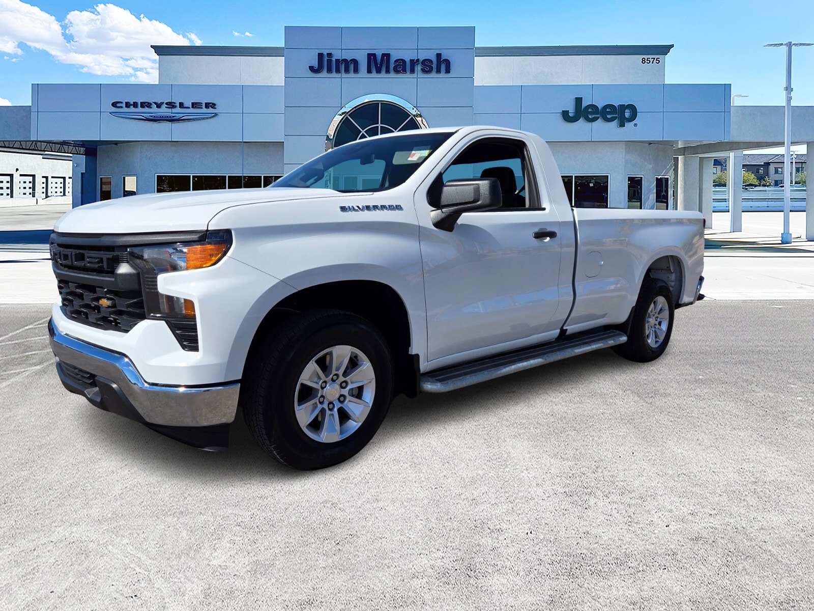 Used 2023 Chevrolet Silverado 1500 Work Truck with VIN 3GCNAAED6PG291243 for sale in Las Vegas, NV