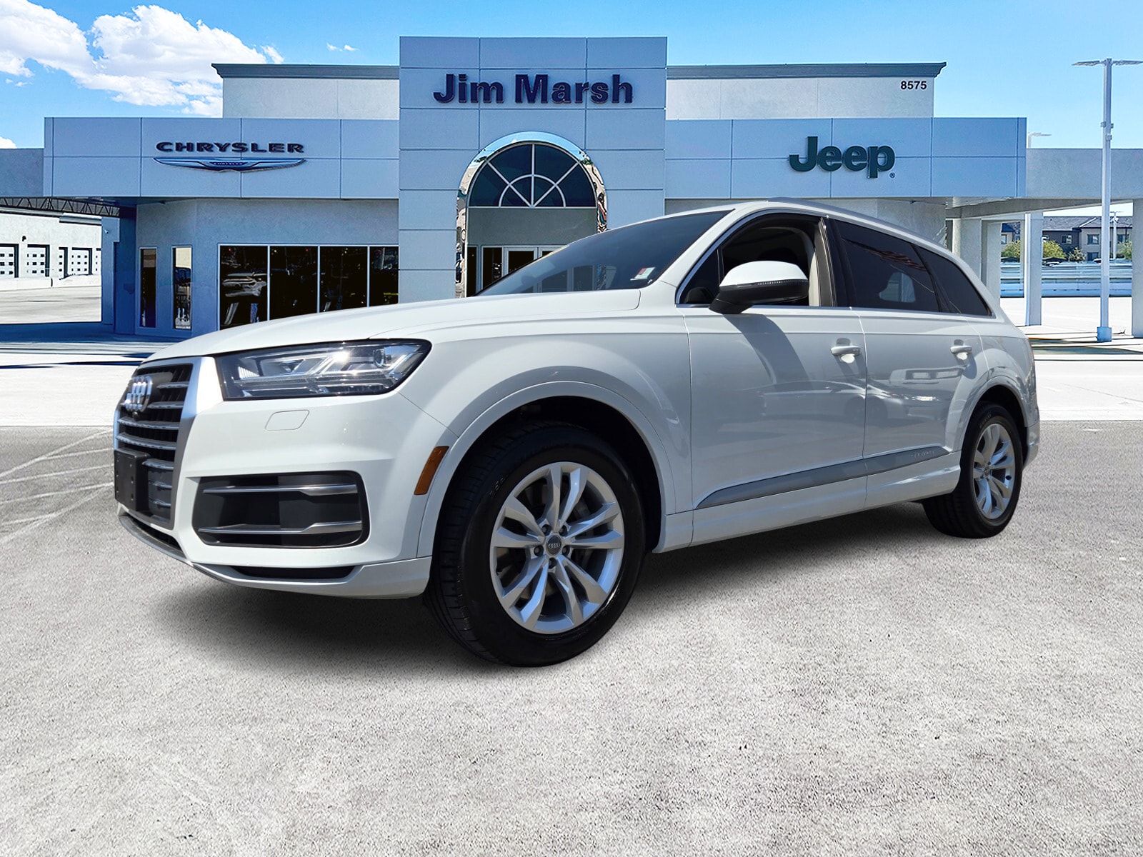 Used 2019 Audi Q7 Premium Plus with VIN WA1LHAF77KD039125 for sale in Las Vegas, NV