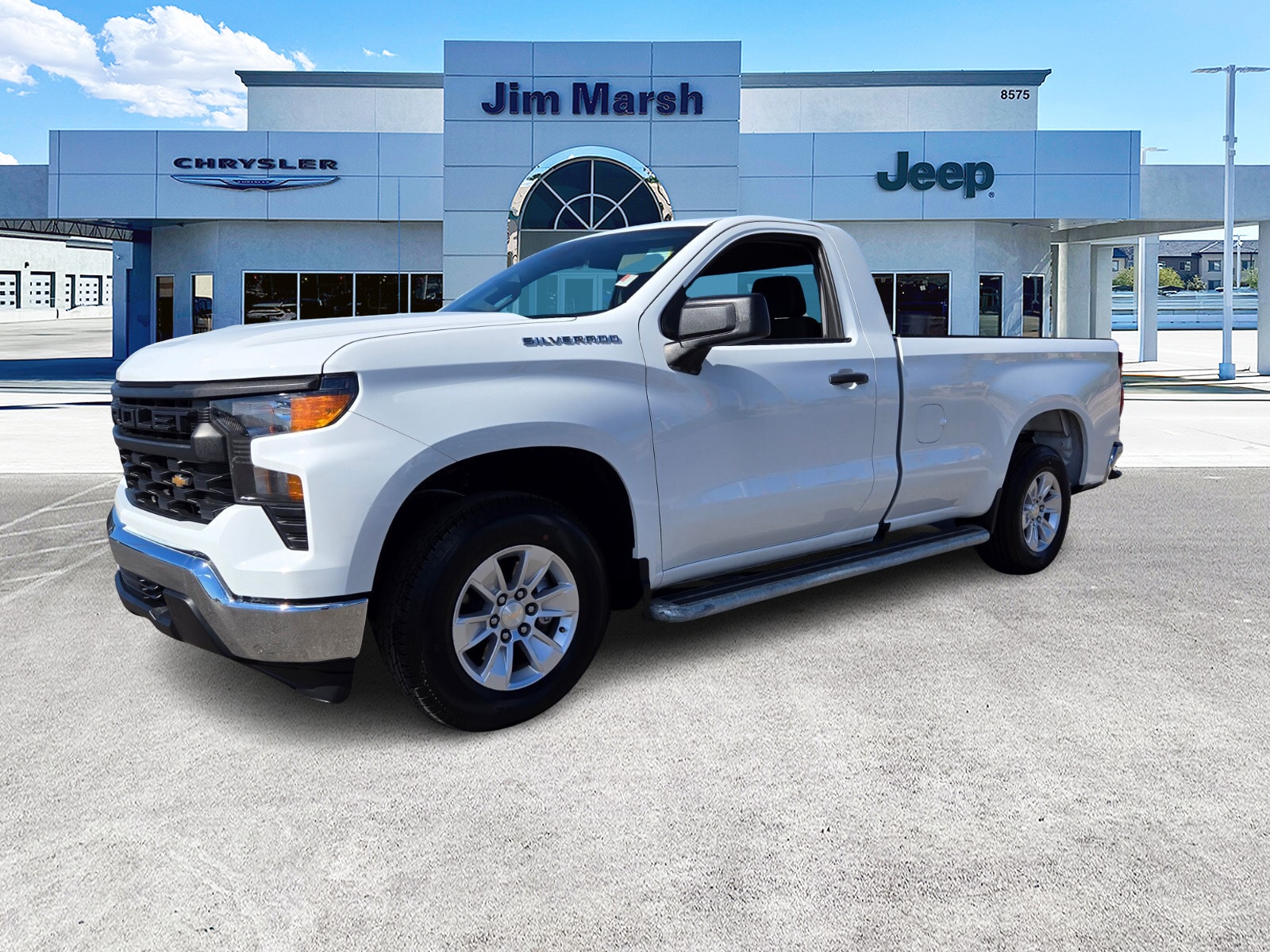 Used 2023 Chevrolet Silverado 1500 Work Truck with VIN 3GCNAAEDXPG308092 for sale in Las Vegas, NV