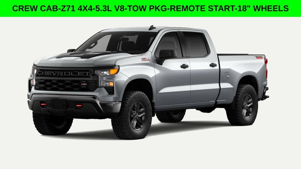 New 2026 Chevrolet Silverado 1500 Custom Trail Boss Truck