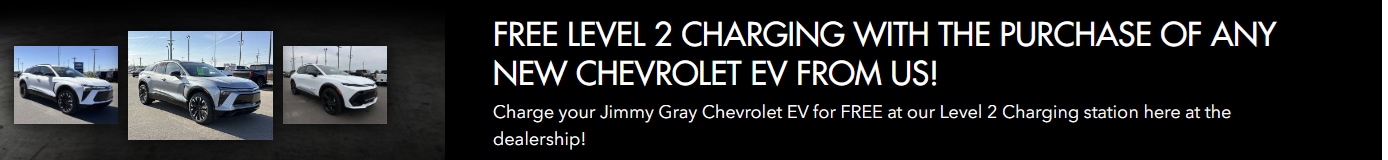 Free Level 2
Charging With Chevrolet EV Purchase Near Memphis TN