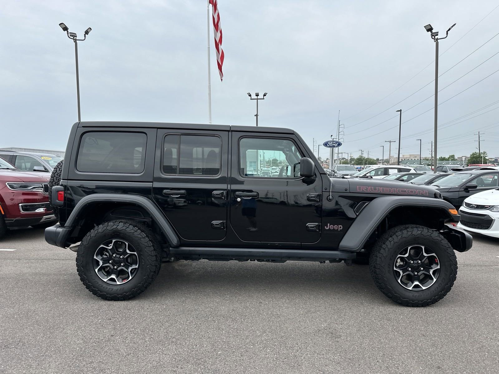 Used 2023 Jeep Wrangler 4-Door Rubicon with VIN 1C4HJXFN6PW701953 for sale in Southaven, MS