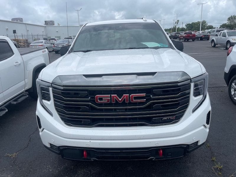 Certified 2023 GMC Sierra 1500 AT4 with VIN 1GTUUEE8XPZ230216 for sale in Athens, AL