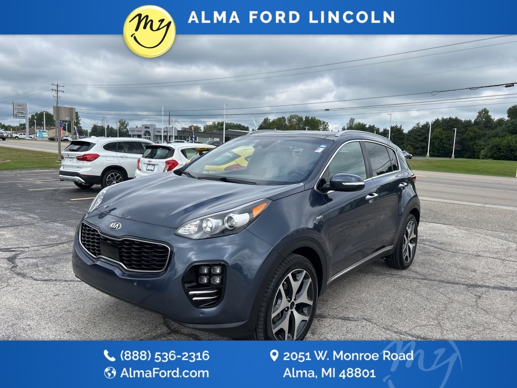 Used 2017 Kia Sportage SX with VIN KNDPRCA67H7267356 for sale in Alma, MI