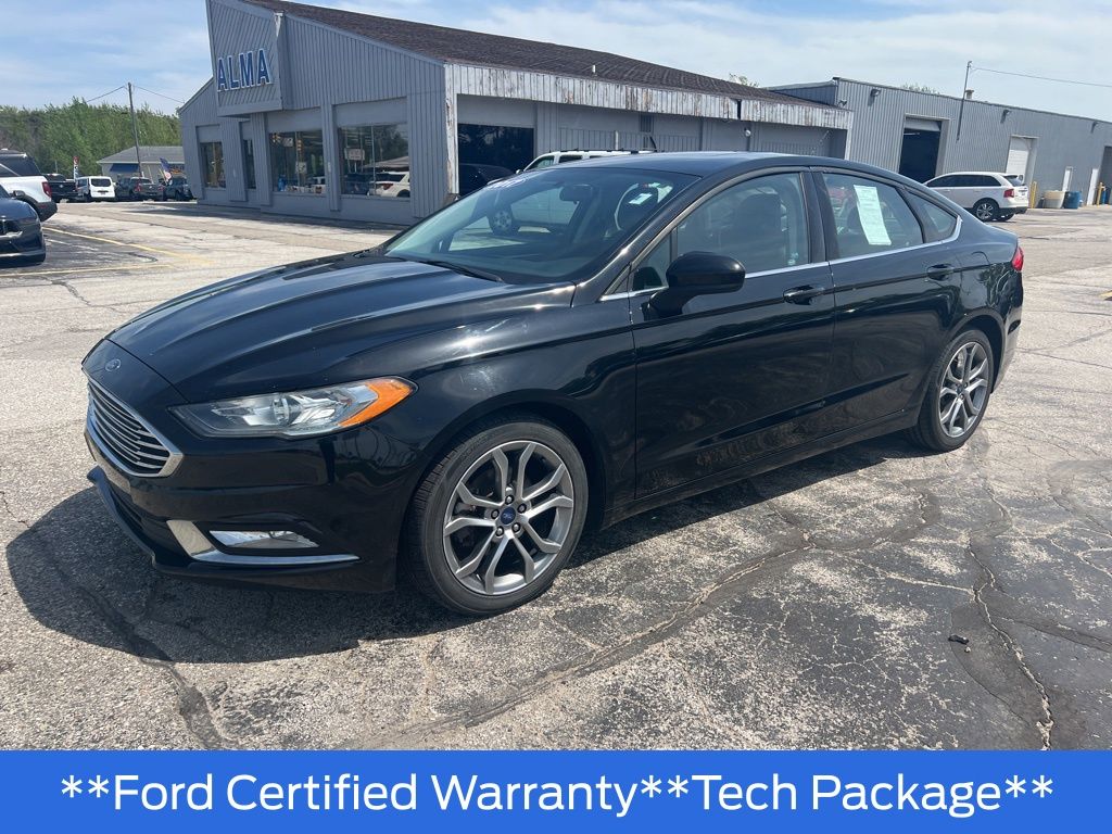 Certified 2017 Ford Fusion SE with VIN 3FA6P0HD2HR189815 for sale in Alma, MI