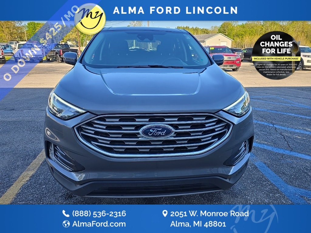 Used 2022 Ford Edge SEL with VIN 2FMPK4J96NBA48195 for sale in Alma, MI