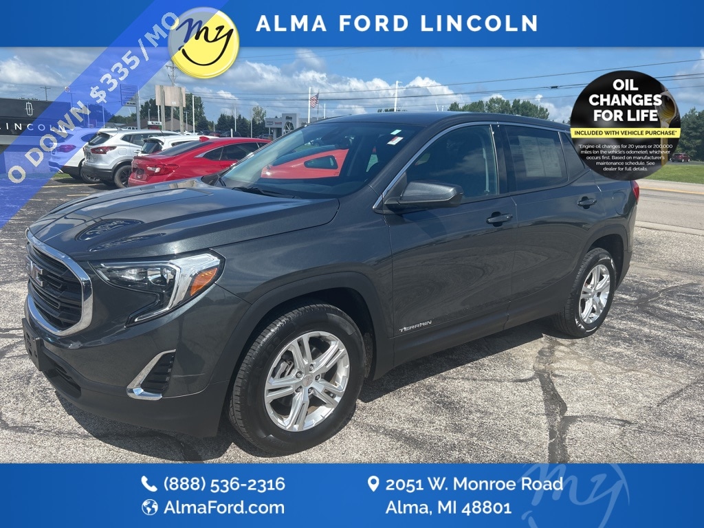 Used 2020 GMC Terrain SLE with VIN 3GKALTEV3LL204935 for sale in Alma, MI