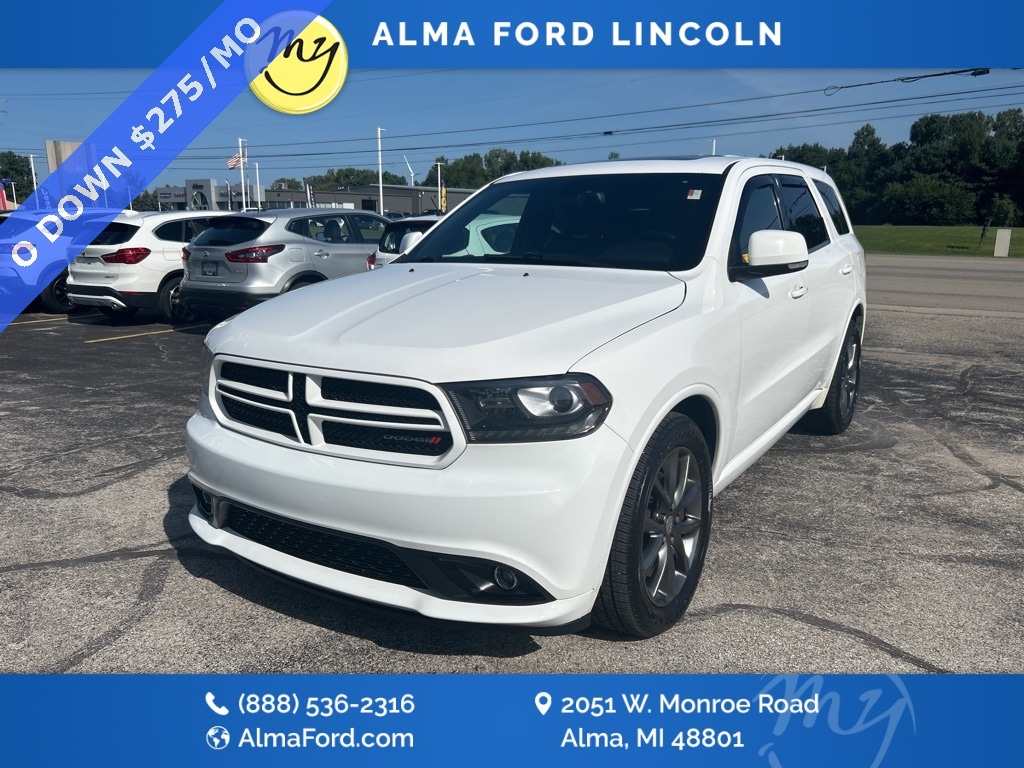 Used 2014 Dodge Durango R/T with VIN 1C4SDJCT6EC466949 for sale in Alma, MI