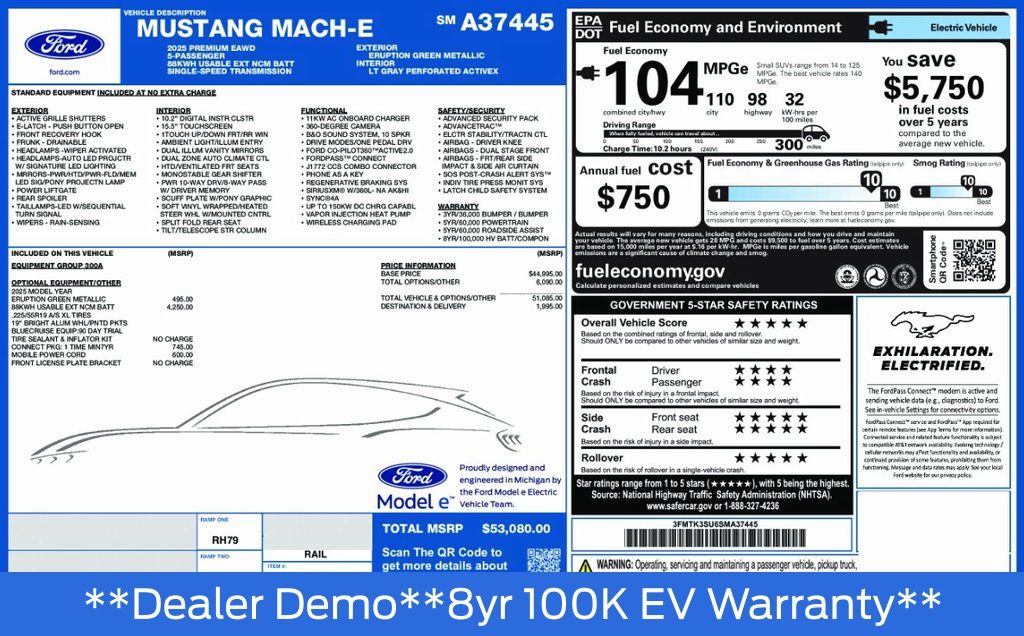 2025 Ford Mustang Mach-E Premium - Photo 11