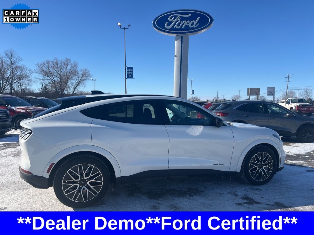 Certified 2025 Ford Mustang Mach-E Premium AWD with VIN 3FMTK3SU9SMA49153 for sale in Alma, MI