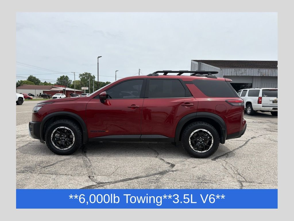 Red (Scarlet) 2025 Nissan Pathfinder SUV / Crossover All-Wheel Drive 9-Speed Automatic