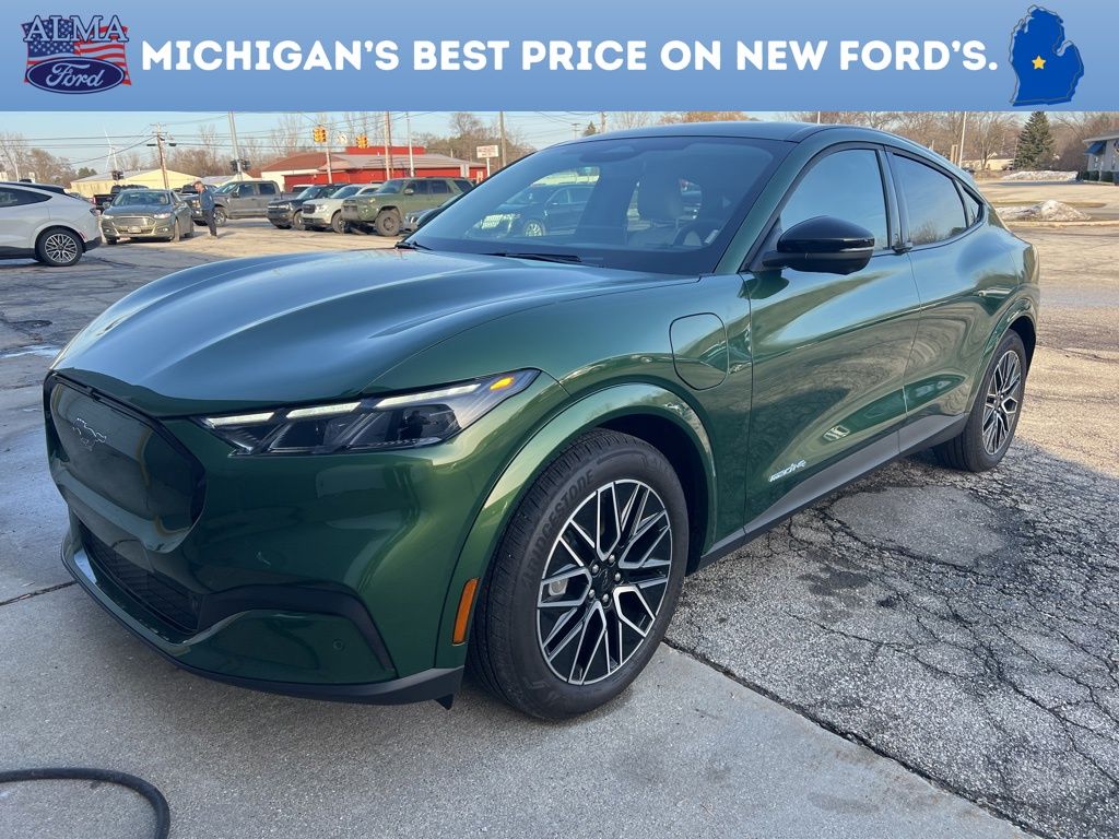 Used 2025 Ford Mustang Mach-E Premium AWD with VIN 3FMTK3SU6SMA37445 for sale in Alma, MI