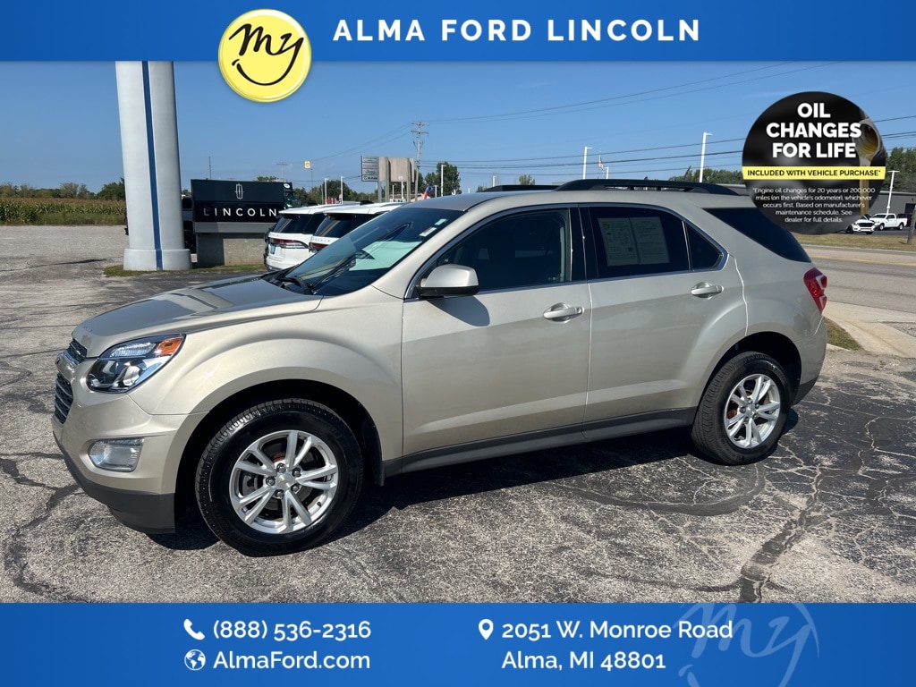 Used 2016 Chevrolet Equinox LT with VIN 2GNALCEK3G1158989 for sale in Alma, MI