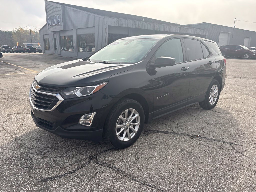Certified 2021 Chevrolet Equinox LS with VIN 2GNAXSEV8M6112792 for sale in Alma, MI