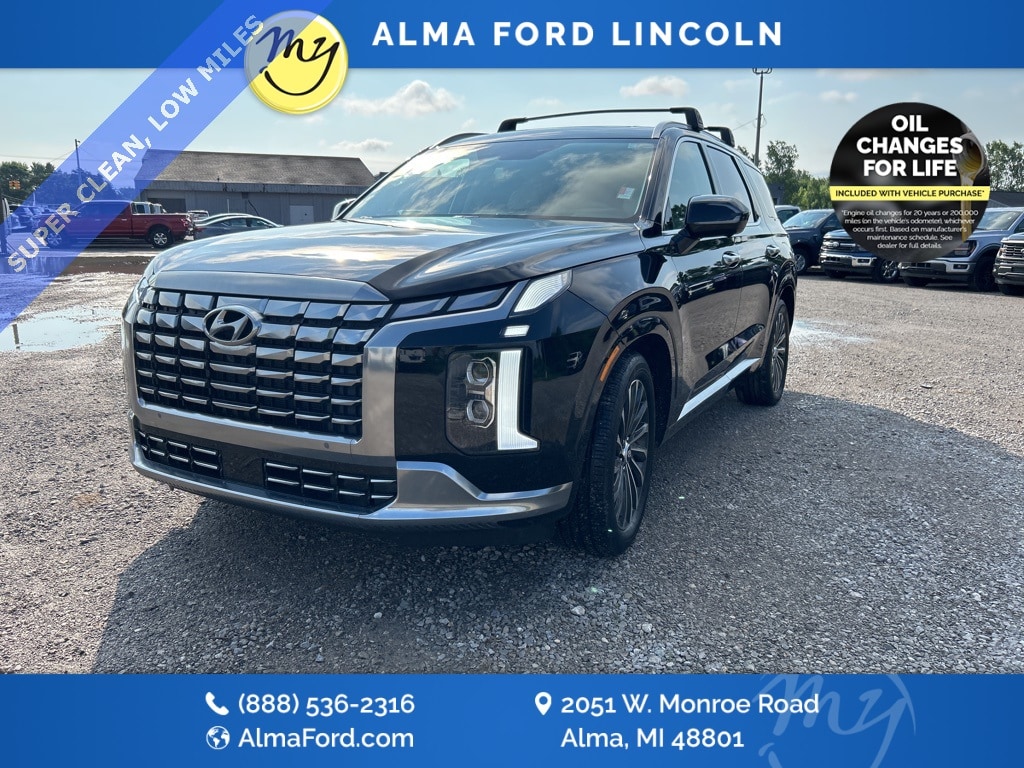 Used 2024 Hyundai Palisade Calligraphy with VIN KM8R7DGE6RU679818 for sale in Alma, MI