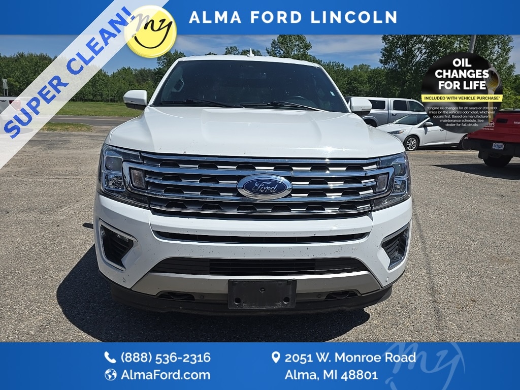 Used 2021 Ford Expedition Limited with VIN 1FMJK2AT4MEA26138 for sale in Alma, MI