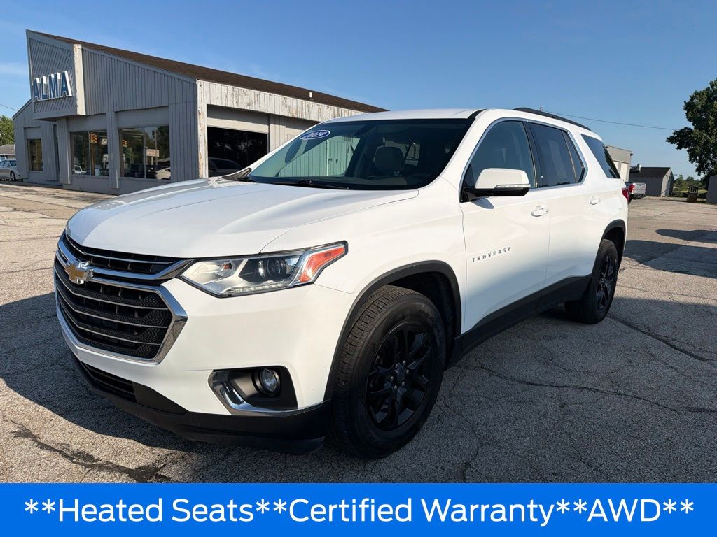 Used 2019 Chevrolet Traverse 1LT with VIN 1GNEVGKW5KJ200295 for sale in Alma, MI
