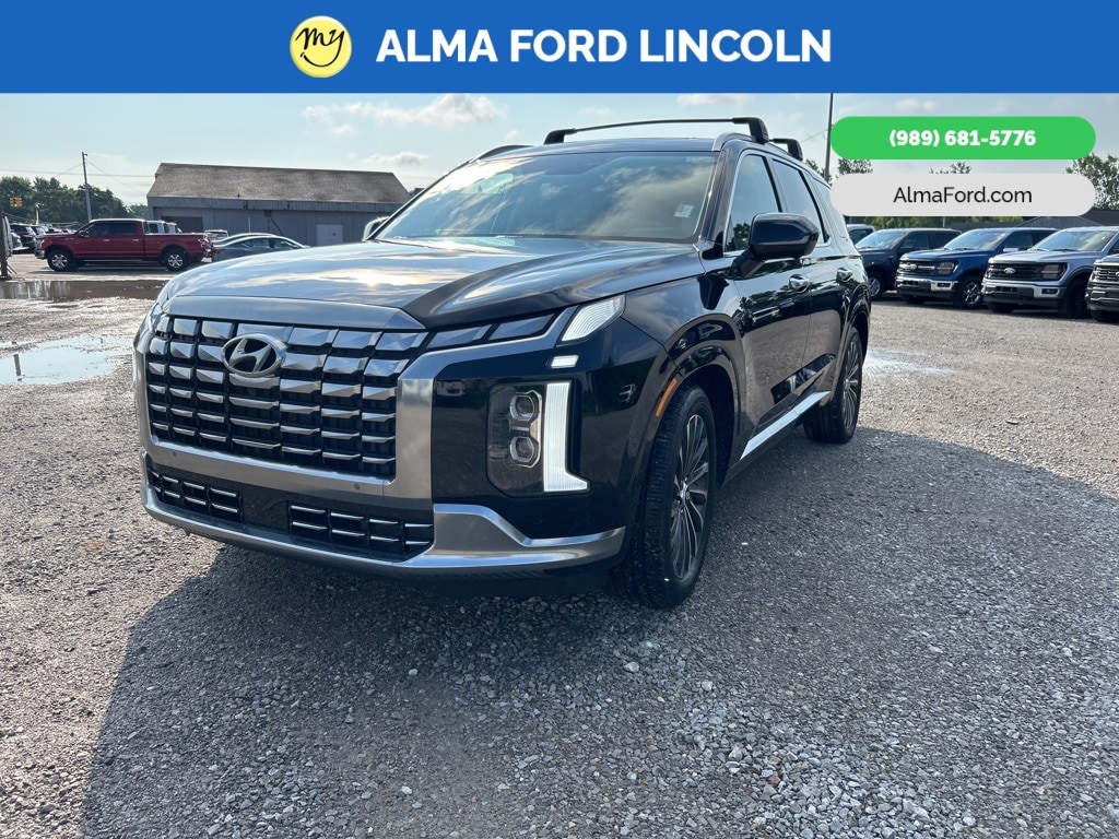 Used 2024 Hyundai Palisade Calligraphy with VIN KM8R7DGE6RU679818 for sale in Alma, MI