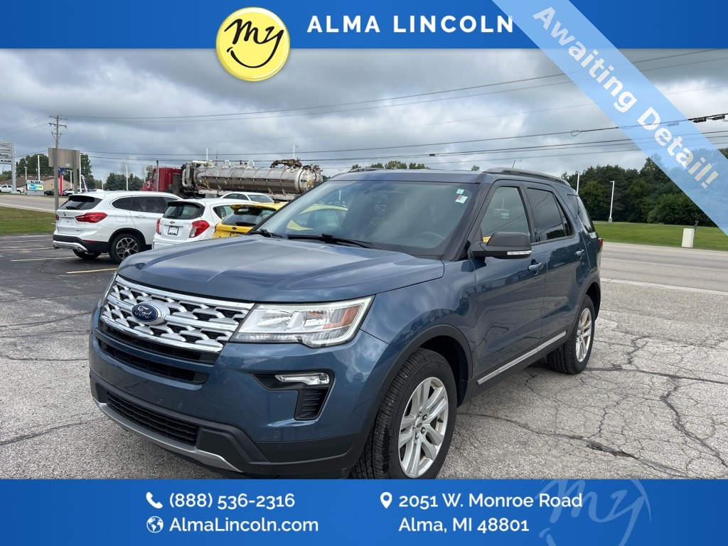 Used 2019 Ford Explorer XLT with VIN 1FM5K8D89KGB06144 for sale in Alma, MI