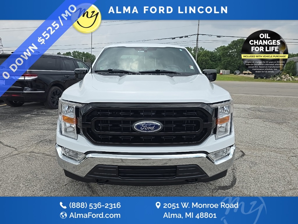 Used 2021 Ford F-150 XLT with VIN 1FTEW1EB2MFC36267 for sale in Alma, MI