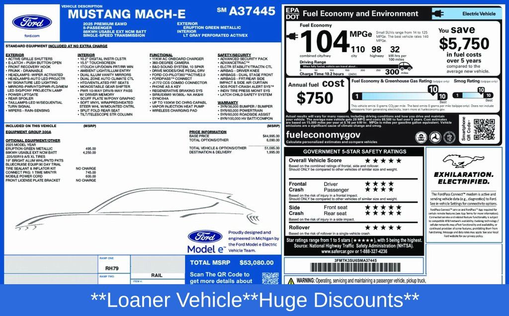 2025 Ford Mustang Mach-E Premium AWD - Photo 11