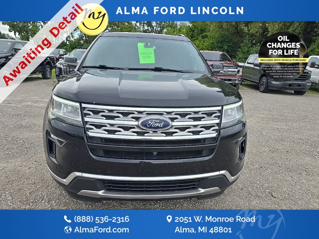 Used 2018 Ford Explorer Limited with VIN 1FM5K8F85JGA04741 for sale in Alma, MI