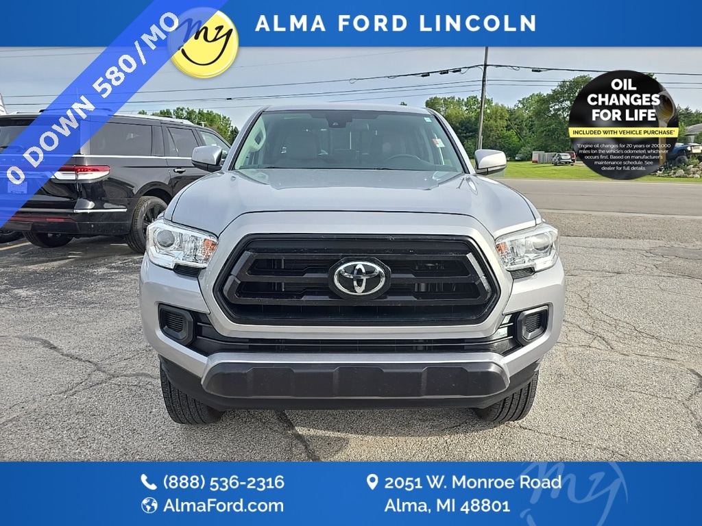 Used 2021 Toyota Tacoma SR with VIN 3TMCZ5AN2MM411798 for sale in Alma, MI