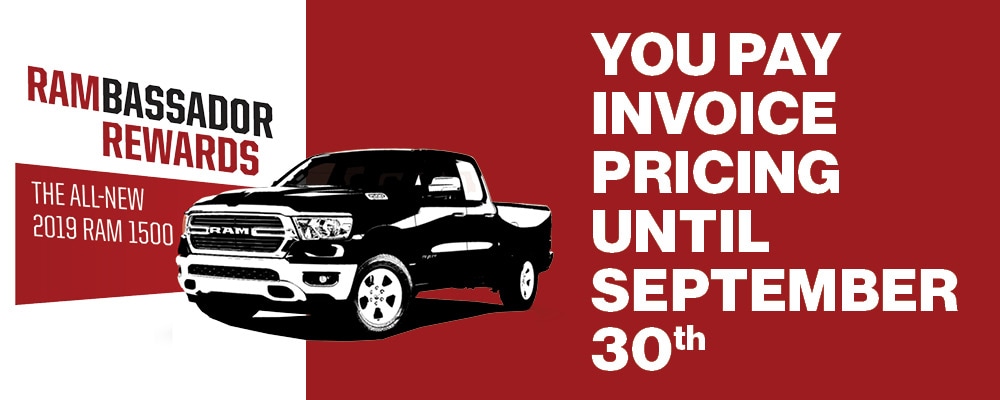2019 ram 1500 invoice price