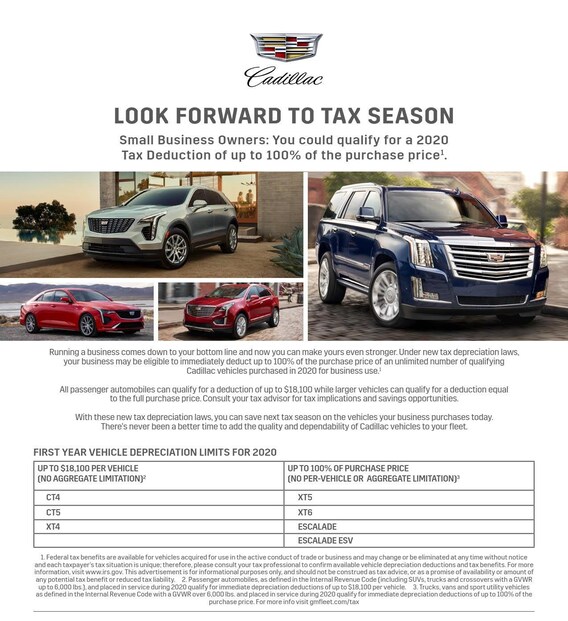 2020 Cadillac Tax Deduction Jim Riehl S Friendly Cadillac