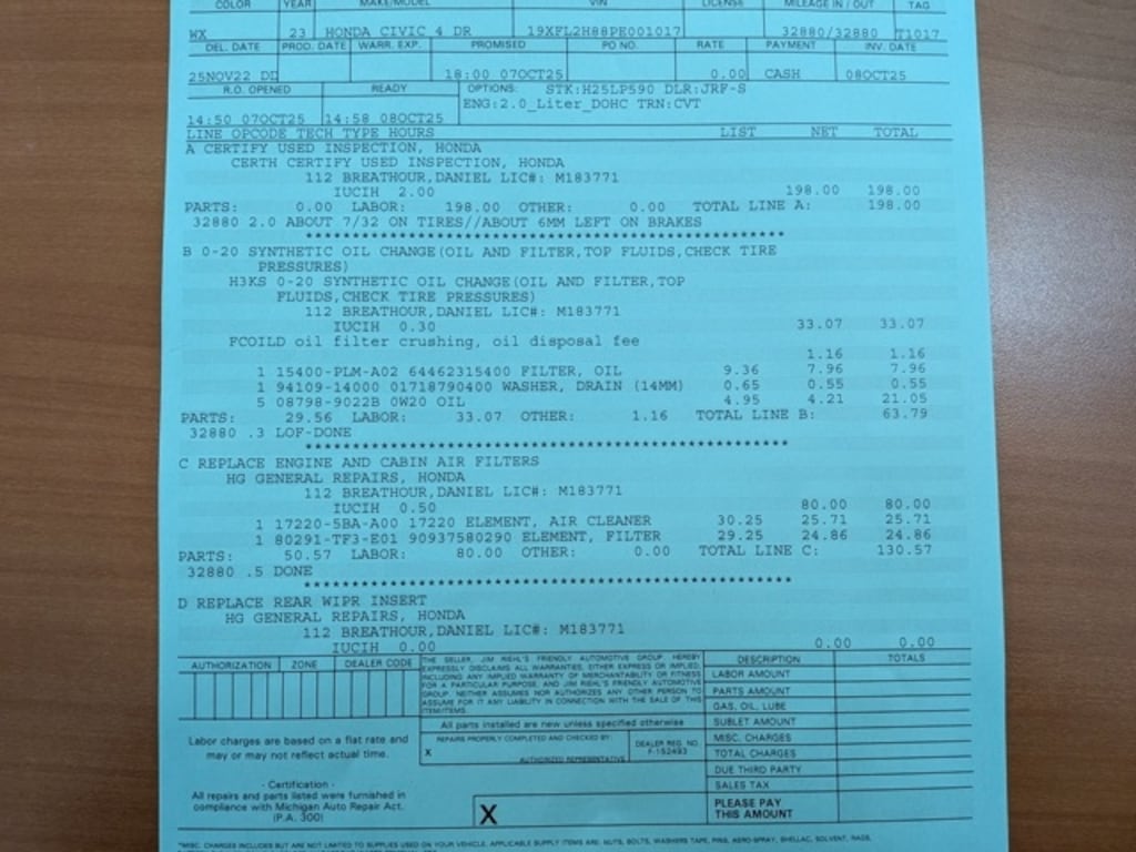 Used 2023 Honda Civic Sport Hatchback