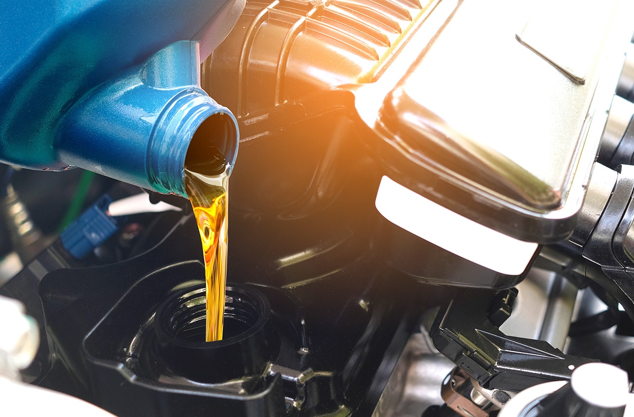 oil change closeup