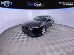 New 2025 Honda Accord LX Sedan 1HGCY1F2XSA052318 for Sale in Clinton Township, MI at Jim Riehl's Friendly Honda