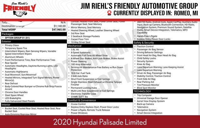 2020 Hyundai Palisade Limited AWD's photo