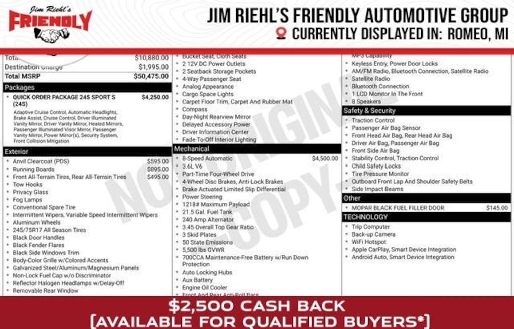 New 2026 Jeep Wrangler Sport Sport Utility