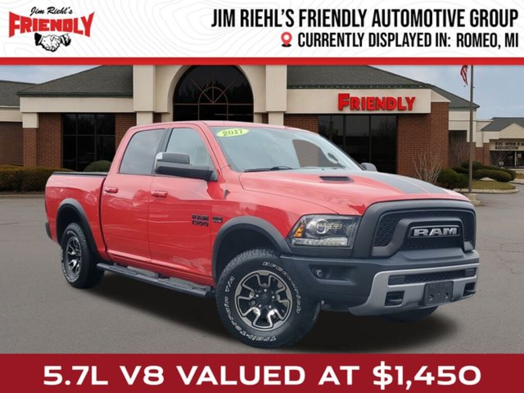 Used 2017 Ram 1500 Rebel Truck Crew Cab