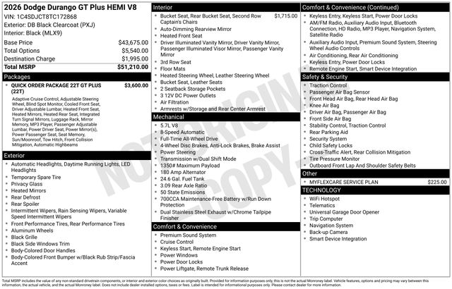 2026 Dodge Durango GT HEMI Plus V8 - Photo 35