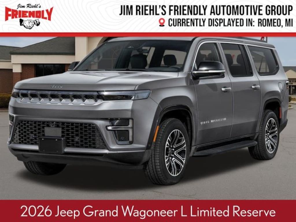 New 2026 Jeep Grand Wagoneer L Limited Sport Utility