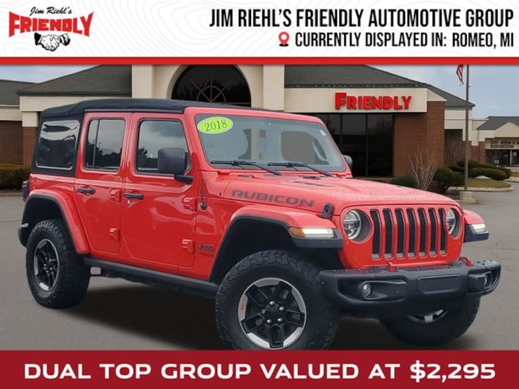 Used 2018 Jeep Wrangler Unlimited Rubicon 4x4 SUV