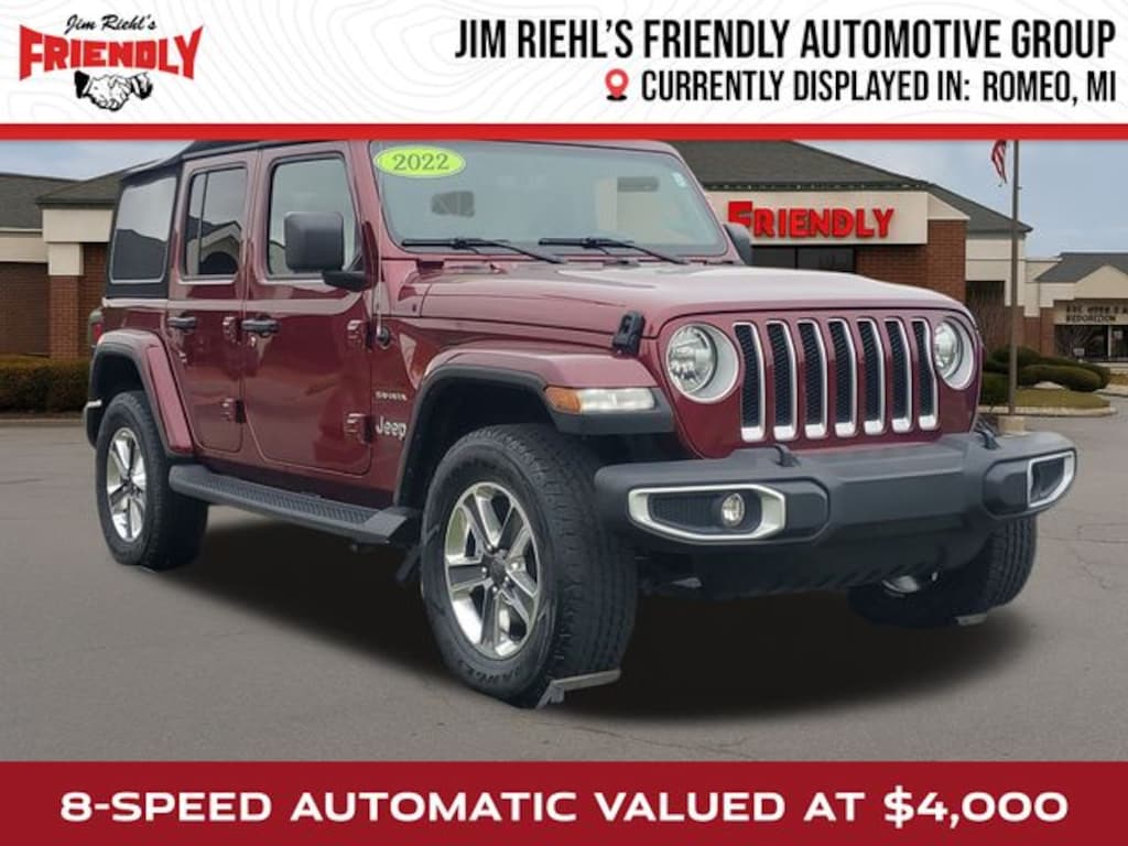 Used 2022 Jeep Wrangler Unlimited Sahara SUV