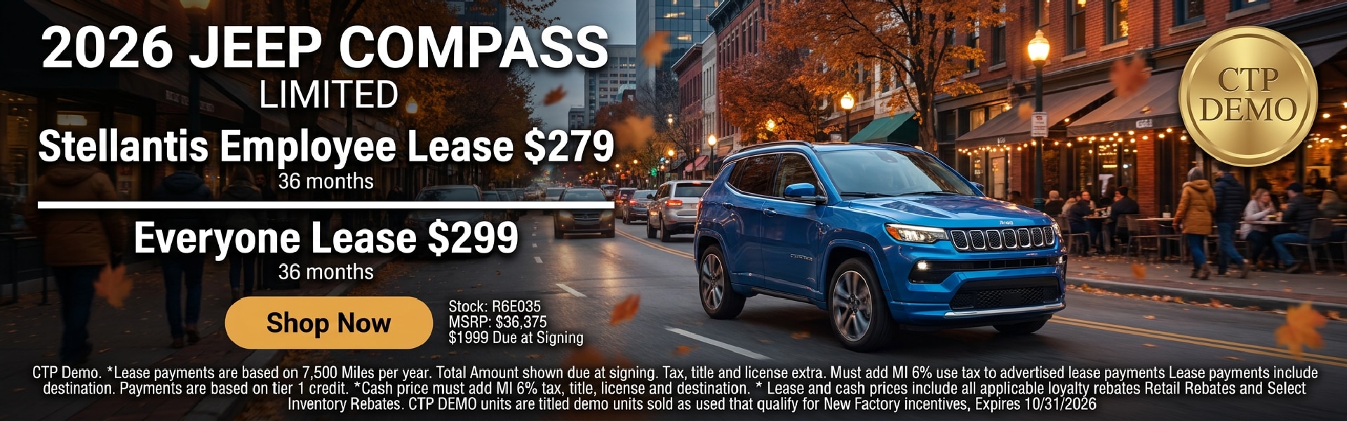 2026 Jeep Compass Limited Offer