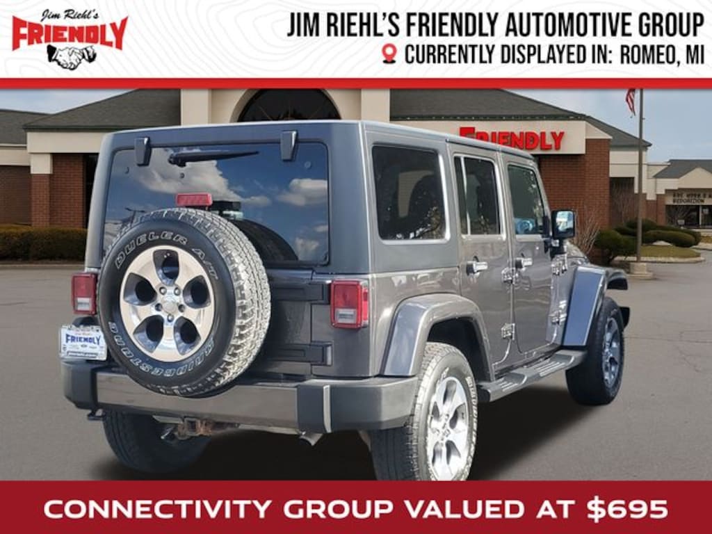 Used 2017 Jeep Wrangler JK Unlimited Sahara 4x4 SUV