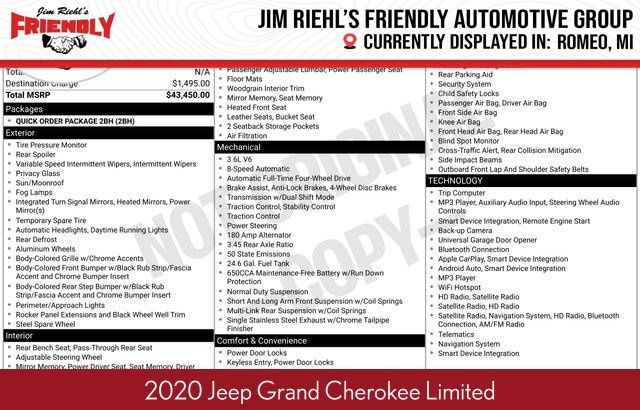 2020 Jeep Grand Cherokee