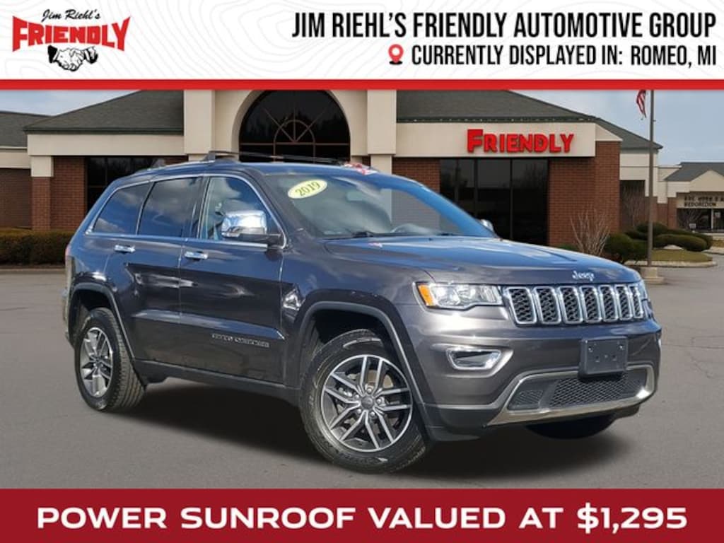Used 2019 Jeep Grand Cherokee Limited SUV