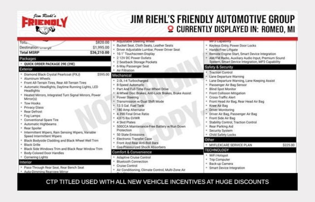 New 2026 Jeep Compass Trailhawk Sport Utility
