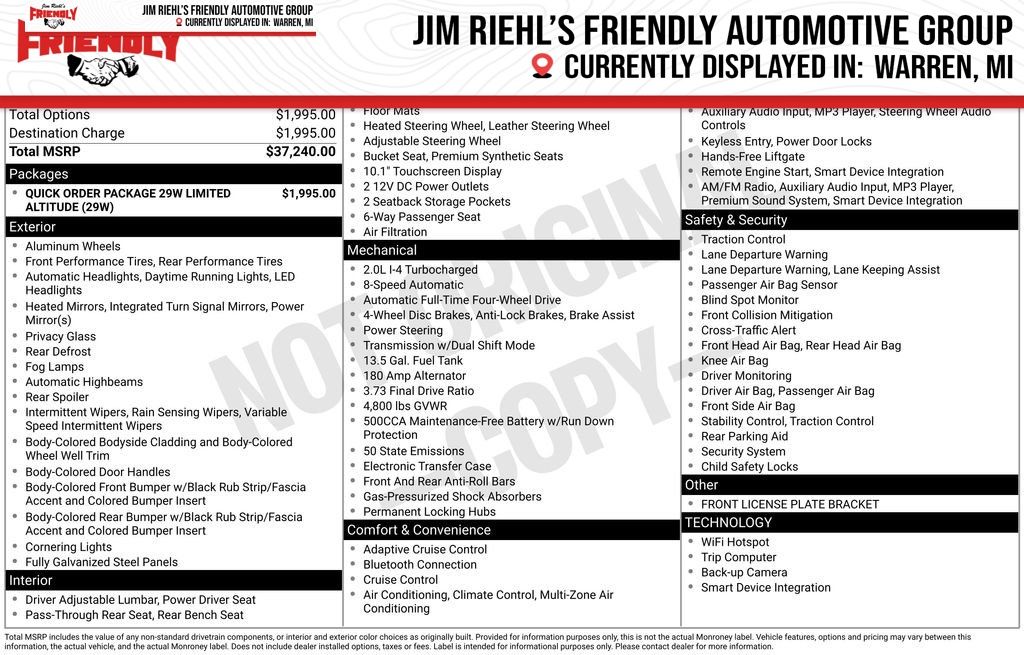 2026 Jeep Compass Limited Altitude 4X4's photo