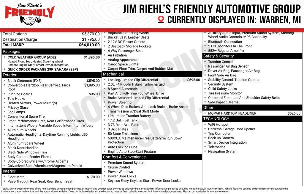 Used 2023 Jeep Wrangler 4xe Sahara SUV
